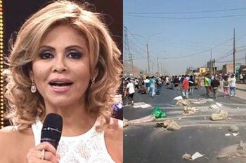 Gisela Valcárcel se pronuncia sobre el paro de transportistas. (Foto: América TV)