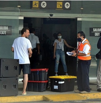 Más del equipaje de Kanye