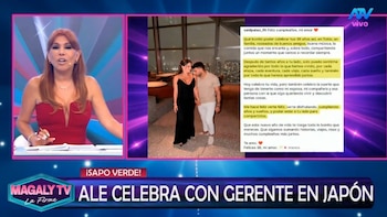 Magaly Medina sobre romántico mensaje de Said Palao a Alejandra Baigorria y recuerda a Christian Domínguez: “¿Habrá aprendido la lección?”