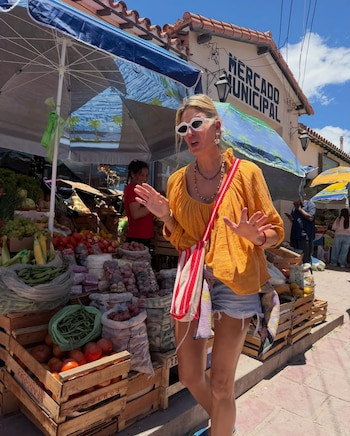 La modelo argentina elige la