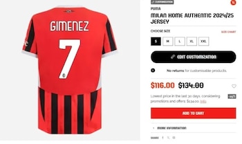 La camiseta del mexicano tiene