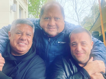 Pipo Marín junto a Chiqui