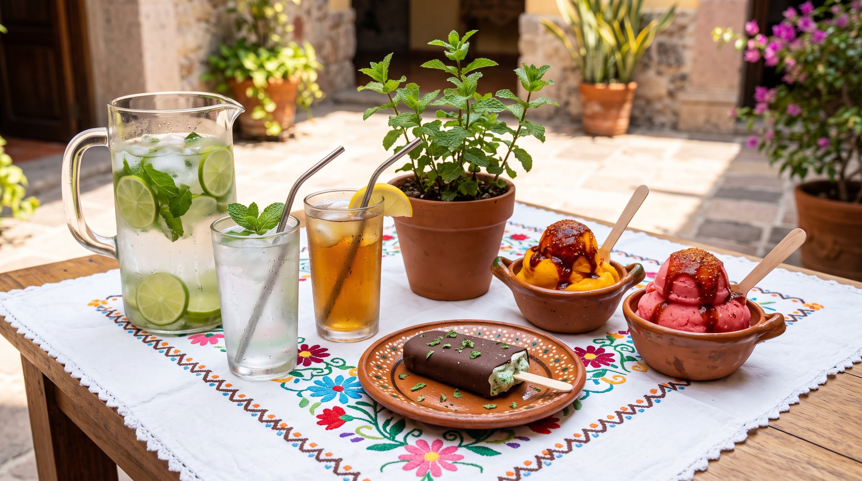 La menta es una de las hierbas más fáciles de cultivar en casa y rinde para bebidas y postres durante toda la semana. (Imagen Ilustrativa Infobae)