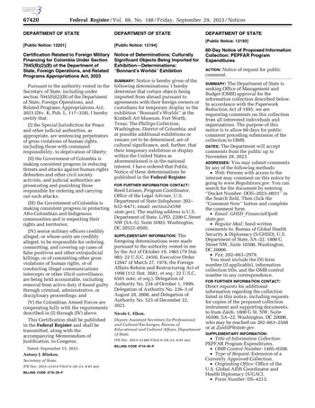 La certificación de la JEP