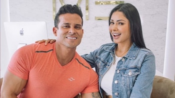 Christian Domínguez y Pamela Franco