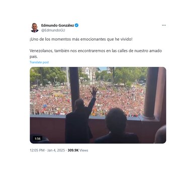 El posteo del presidente electo