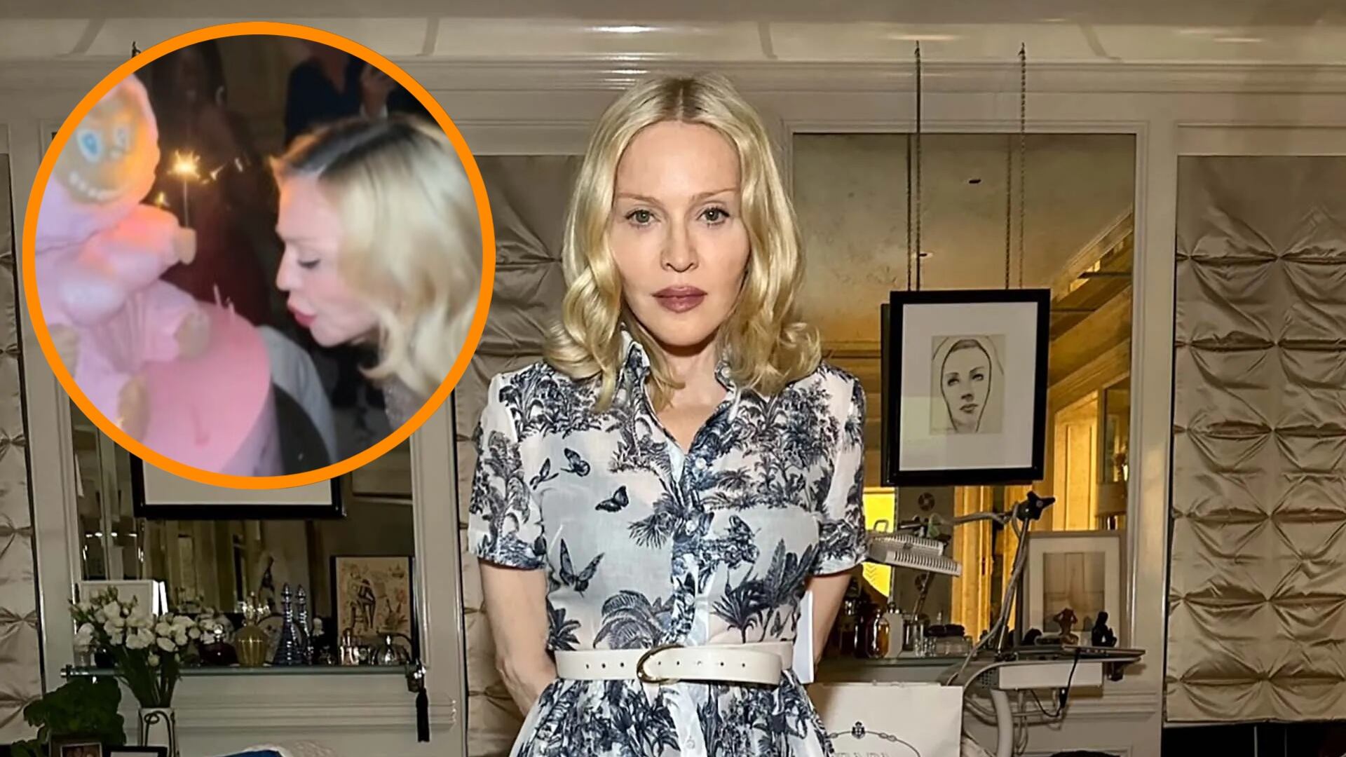 Madonna tuvo una lujosa fiesta en Italia para celebrar su cumpleaños número 67. (Instagram/Madonna)