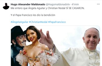 El periodista Hugo Alexander Maldonado