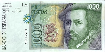 El billete en el que