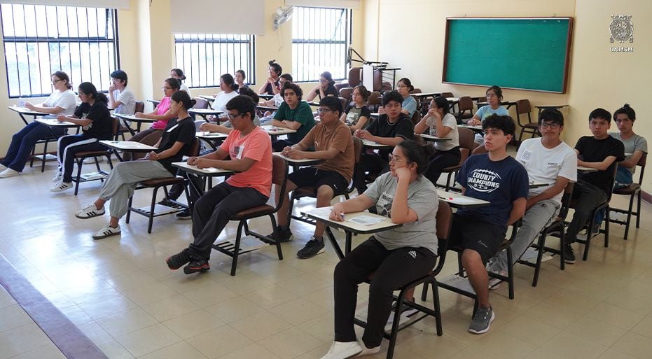 Simulacro del examen de admisión en San Marcos