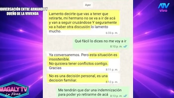 “Es una decisión familiar”: Mario León revela mensajes del dueño de la quinta tras denunciar agresión de un vecino. ATv. Magaly Tv La Firme'.