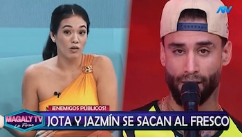 J. Benz menospreza o trabalho de Jazmín Pinedo e responde com raiva: “Quando quero liberar meu veneno, eu o libero”. Captação: Magaly TV La Firme.