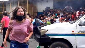 Imagen de los saqueos en