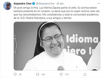 Foto: Twitter Alejandro Char.