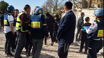 El impacto de un misil