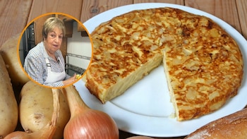 Conchita, abuela cocinera: “La clave para hacer una tortilla de patatas bien alta y que no se pegue es echar un poquito de aceite por las paredes en la sartén”