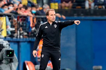 El técnico de Osasuna, Jagoba
