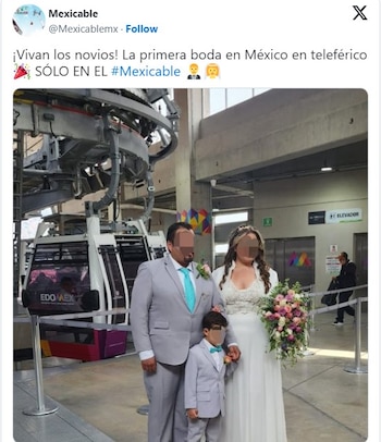 La pareja se casó en
