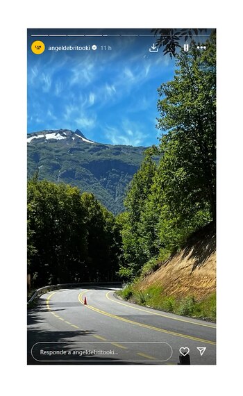 La vista desde la entrada