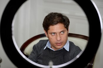 El gobernador bonaerense Axel Kicillof