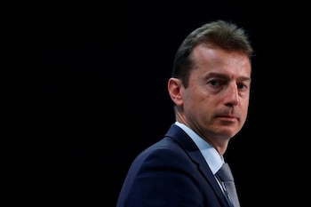 FOTO DE ARCHIVO: El consejero delegado de Airbus, Guillaume Faury, en Blagnac, cerca de Toulouse, Francia, el 13 de febrero de 2020. REUTERS/Regis Duvignau