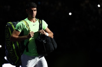 Alcaraz, eliminado en París (REUTERS/Stephanie