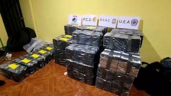 Las autoridades de Costa Rica decomisan cerca de una tonelada de cocaína en Alajuela (Foto cortesía Puntarenas, la perla del Pacífico Noticias)