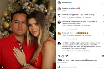 Brunella Horna y Richard Acuña