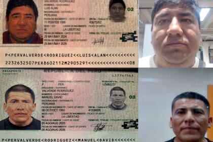 Manuel Valverde (abajo) y Luis Valverde (arriba)