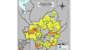 Municipios en riesgo de deslizamiento