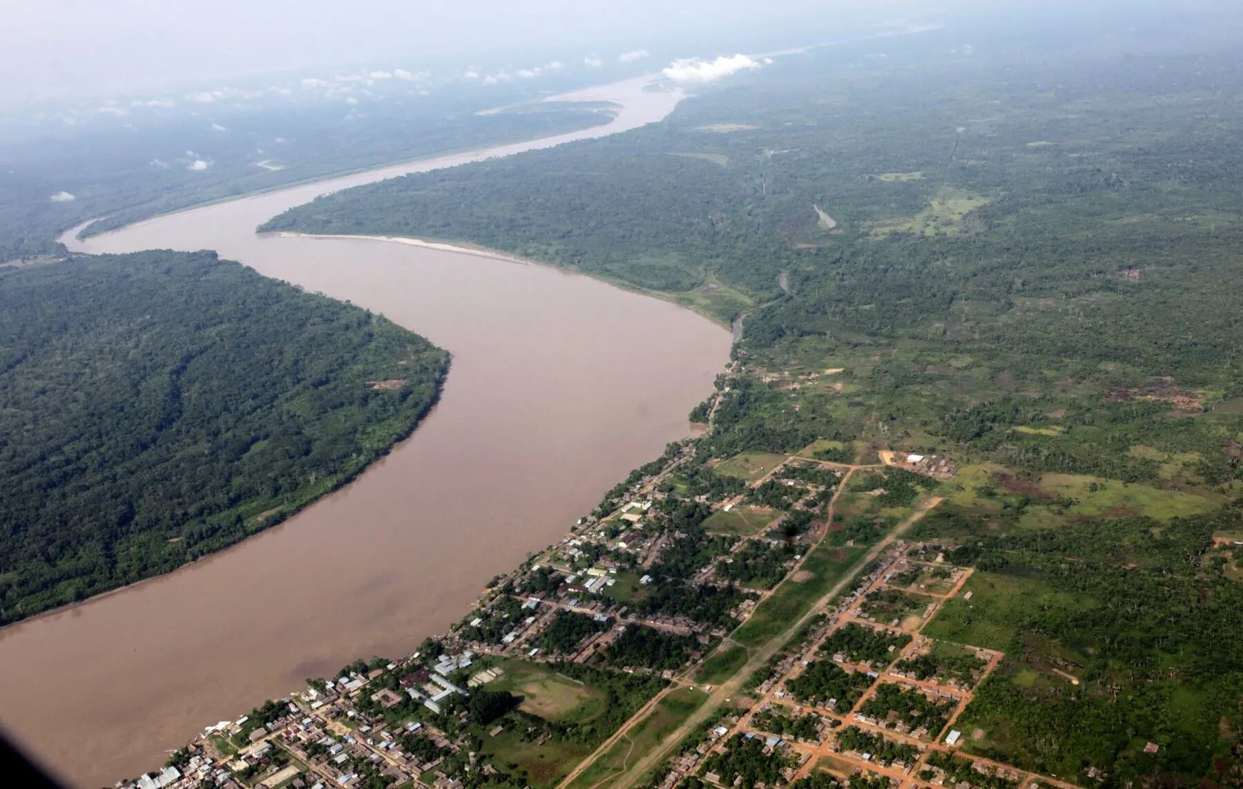 El río Marañón fluye a lo largo de más de 1700 km desde la Cordillera de Los Andes hasta unirse al Amazonas | Foto: Andina