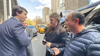 Javier Milei en Nueva York.