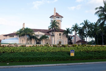 Una vista del complejo Mar-a-Lago