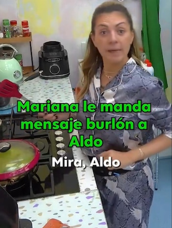 Mariana Ochoa manda mensaje burlón a Aldo Rendón