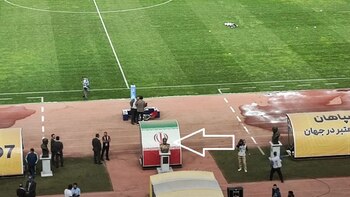 La estatua del general iraní