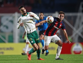 San Lorenzo y Palmeiras protagonizaron un intenso empate en el Bajo Flores (REUTERS/Agustín Marcarian)