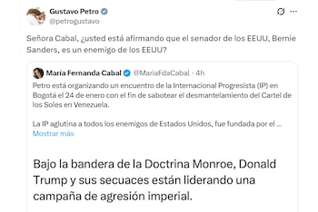 El presidente Gustavo Petro cuestionó