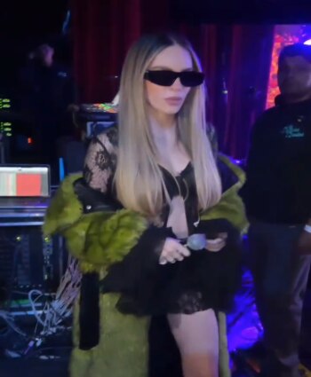 Belinda fue la invitada sorpresa