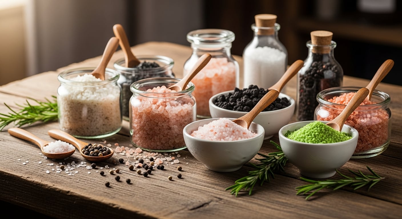 El auge de las sales gourmet y especiales reemplaza la presencia de la sal yodada en hogares y restaurantes de varios países (Imagen Ilustrativa Infobae)