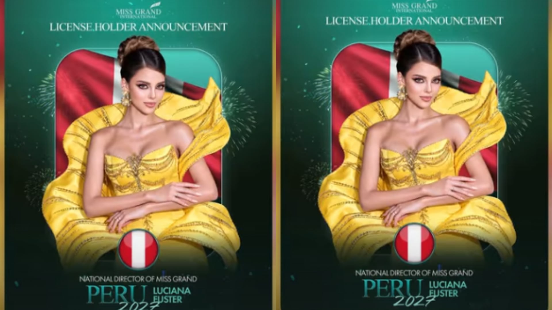 Luciana Fuster inicia una nueva etapa como directora de Miss Grand Perú
