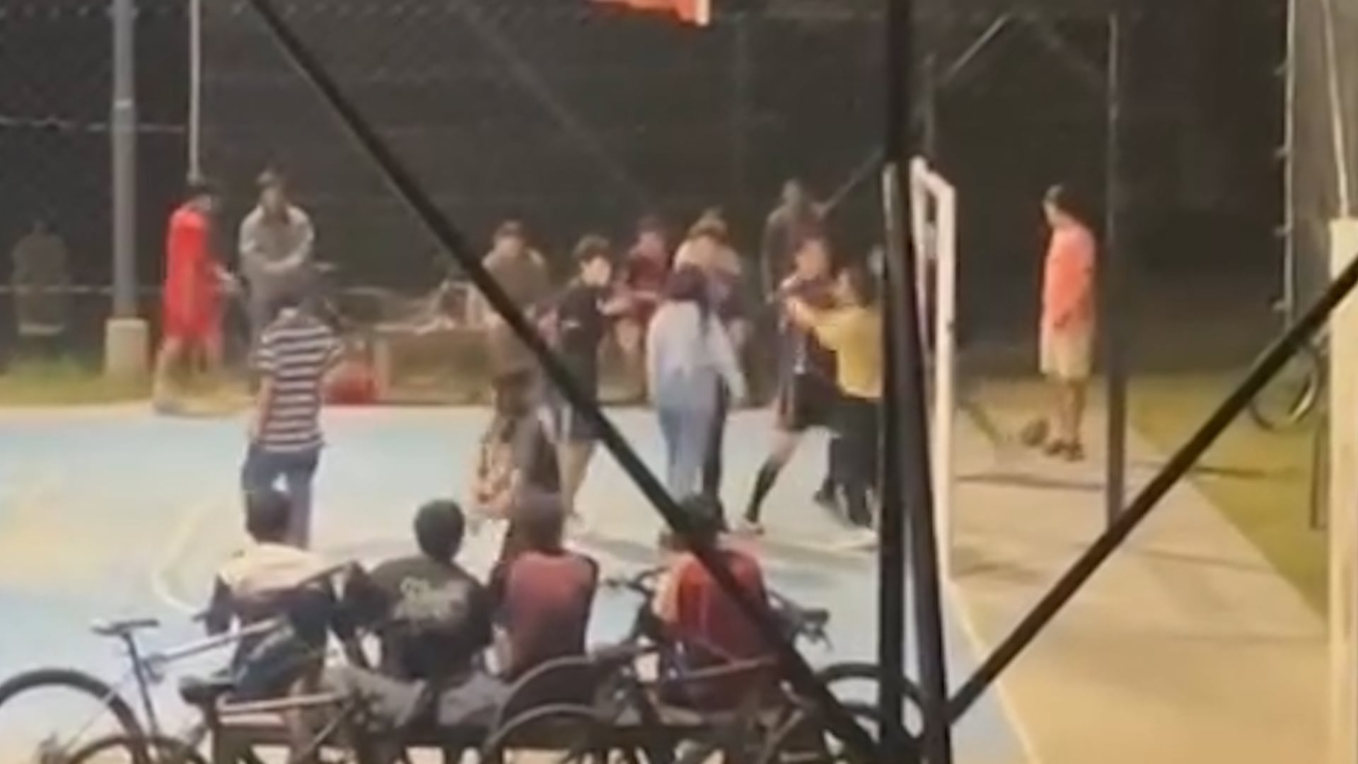 Una imagen de la confrontación