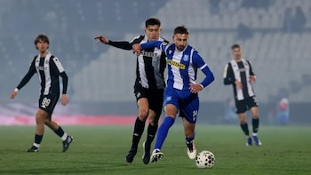 OFK disputando un partido contra Partizán. - Crédito: Difusión