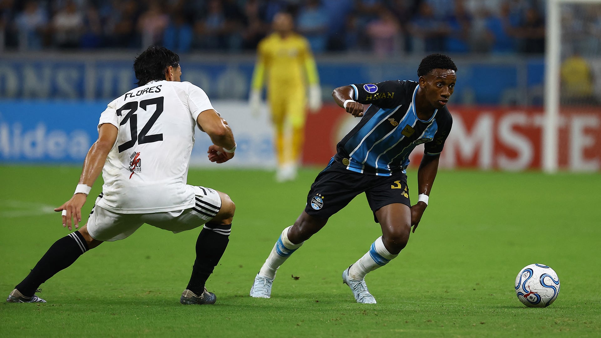 Gremio ganó en su segundo partido ante Riestra-crédito Silvio Avila/AFP
