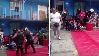 El espectáculo se salió de