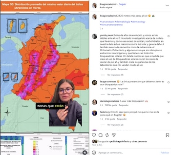 La profesional de la salud compartió la explicación en video el 19 de julio en su perfil de Instagram - crédito @linagonzalezmd/IG