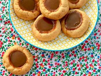 Pepas de dulce de leche