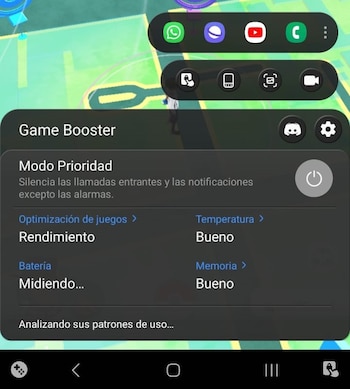 La aplicación Game Booster de