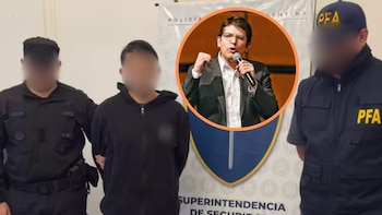 Brayan Cruz, señalado de coordinar la logística del crimen, figura en la investigación por el asesinato de Miguel Uribe Turbay. - crédito Policía Federal de Argentina y Colprensa