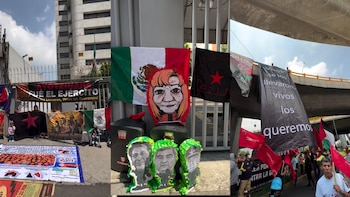 Cierran vialidades en sede de la CNDH: manifestantes acusan “complicidad” por exonerar al Ejército del caso Ayotzinapa