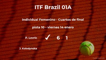 Pia Lovric se clasifica para